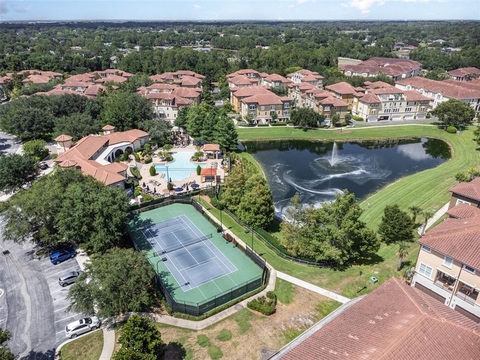 Tennis courts and community pool