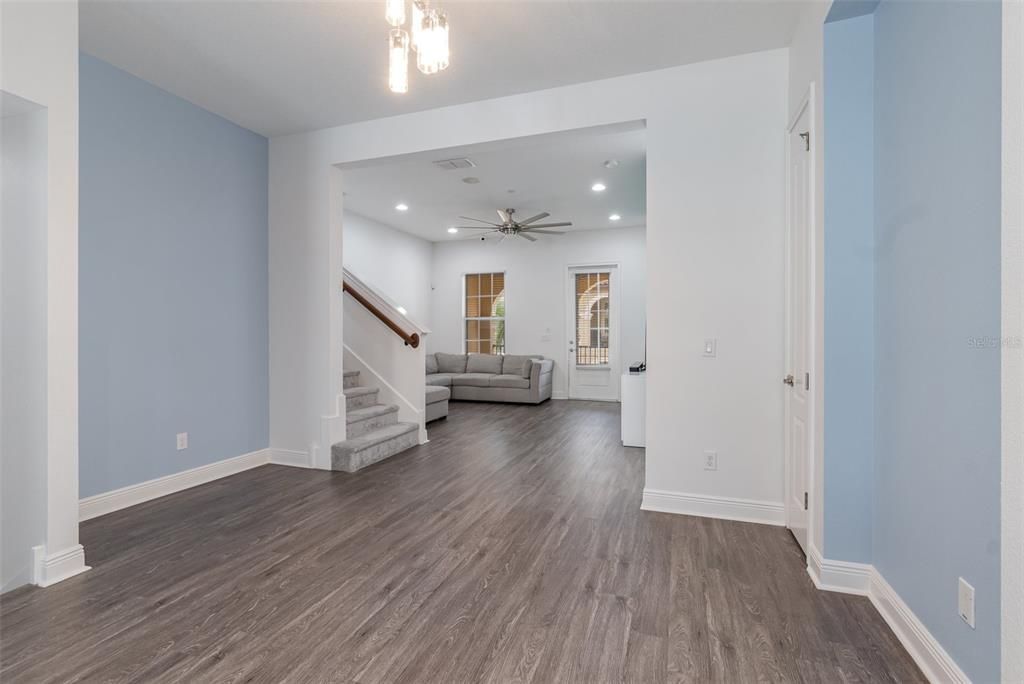 Dining room and family room