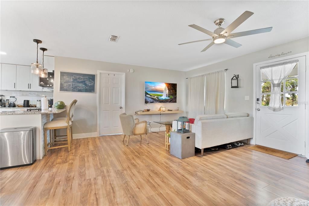 Living Room and Front Door Entry