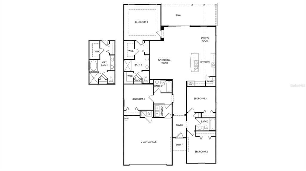 Active With Contract: $388,990 (4 beds, 3 baths, 2042 Square Feet)