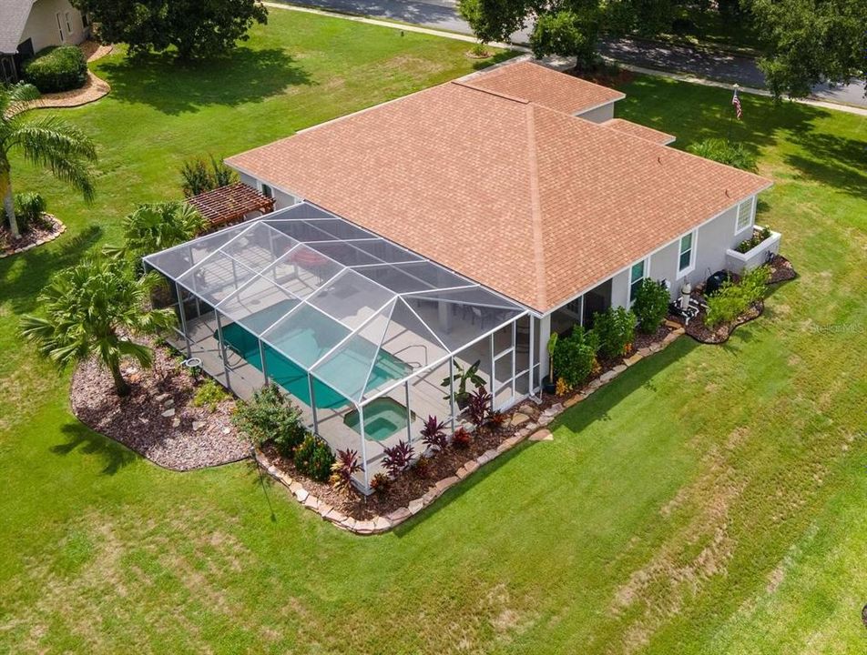 Aerial of Back Exterior