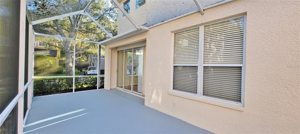 Screened patio