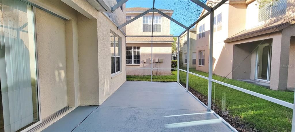 Screened patio