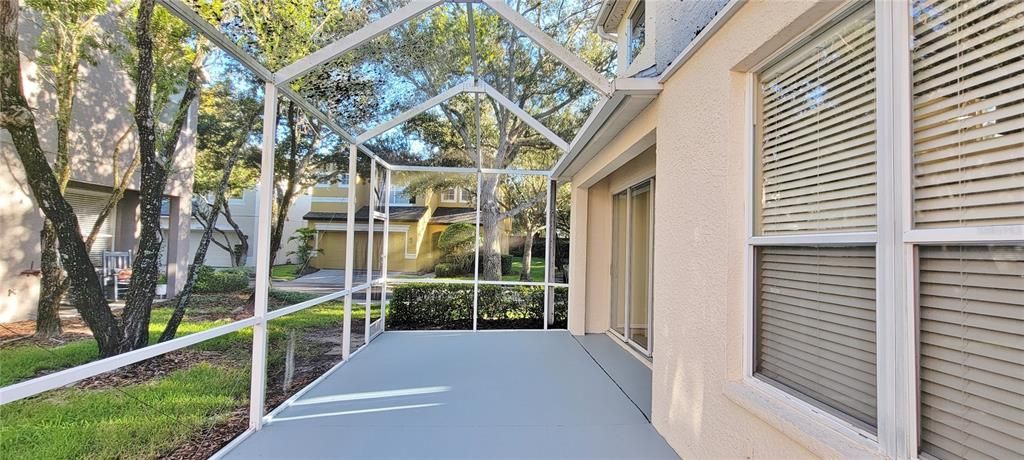 Screened patio