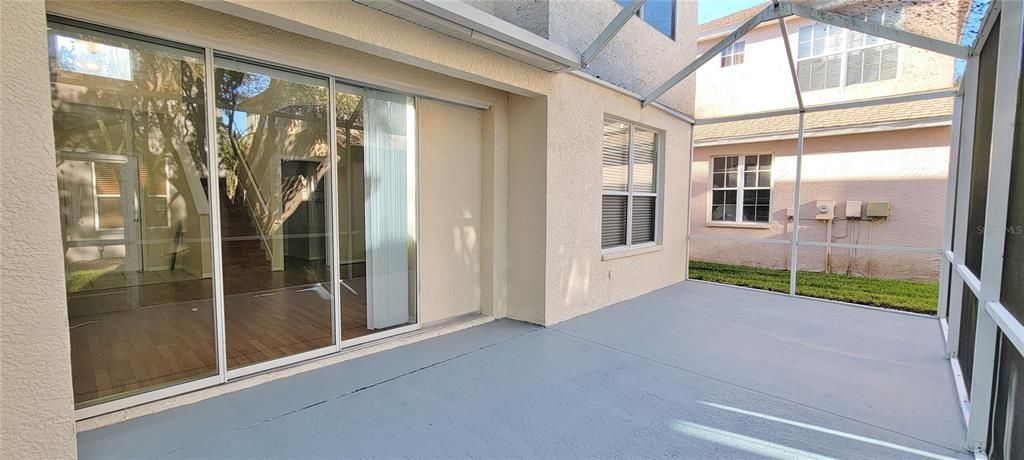 Screened patio