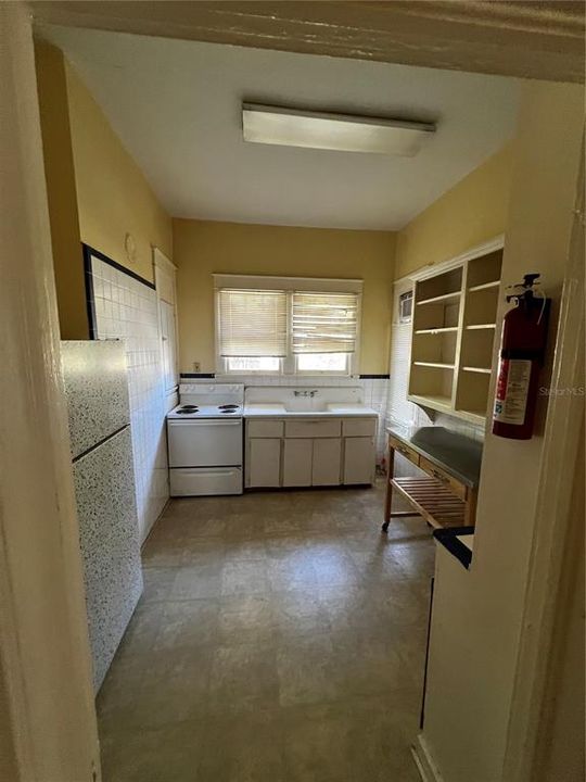 Kitchen of 1 br/1ba unit attached to main residence