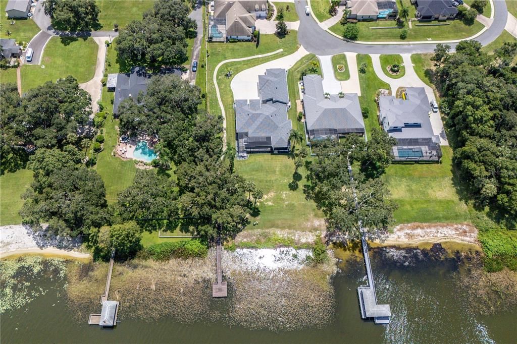 community boat dock for fishing or relaxing