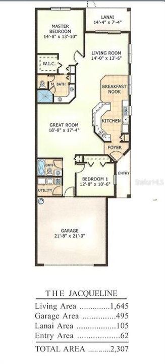 For Sale: $325,000 (2 beds, 2 baths, 1665 Square Feet)