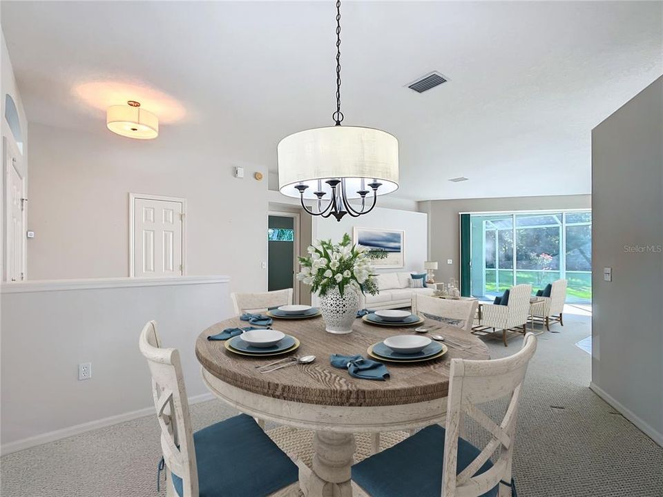 Staged Dining Room