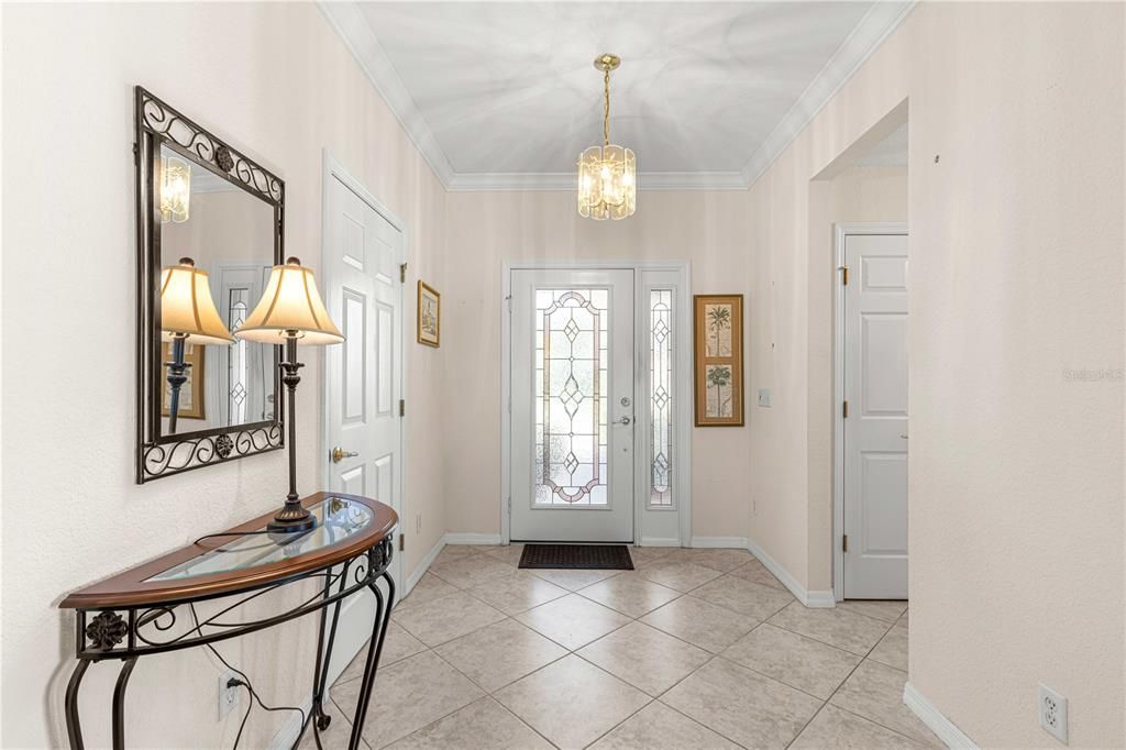 Foyer facing front door