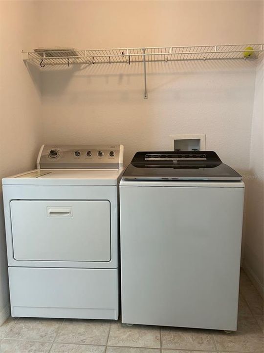 Inside laundry room