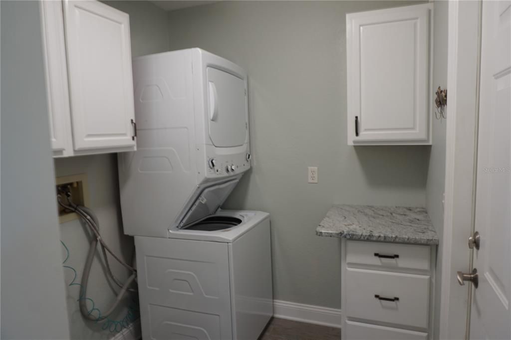 Inside laundry room