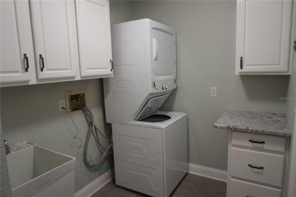 Inside laundry room