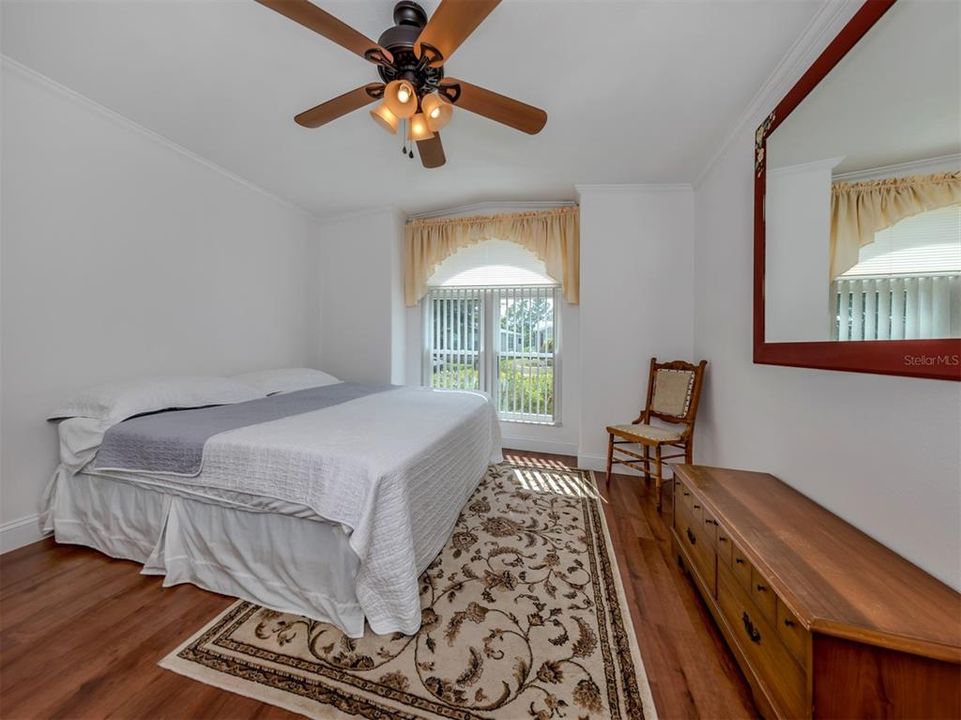 Bedroom 2 with walk-in closet.