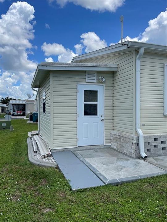 Large shed rear of home