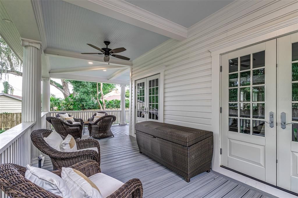 Wraparound porch