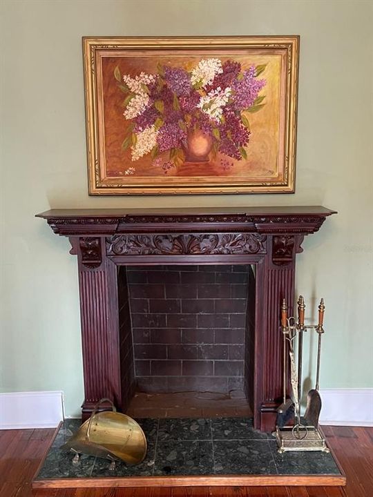 Fireplace in Common area Room 1