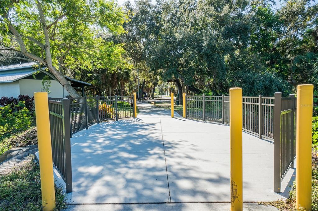 Walkway into the Park