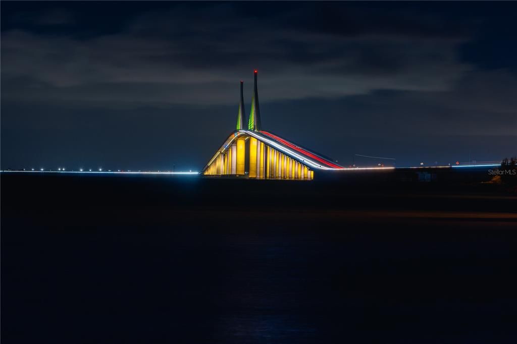 The iconic Skyway Bridge