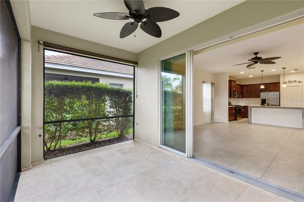 Screened-in covered lanai