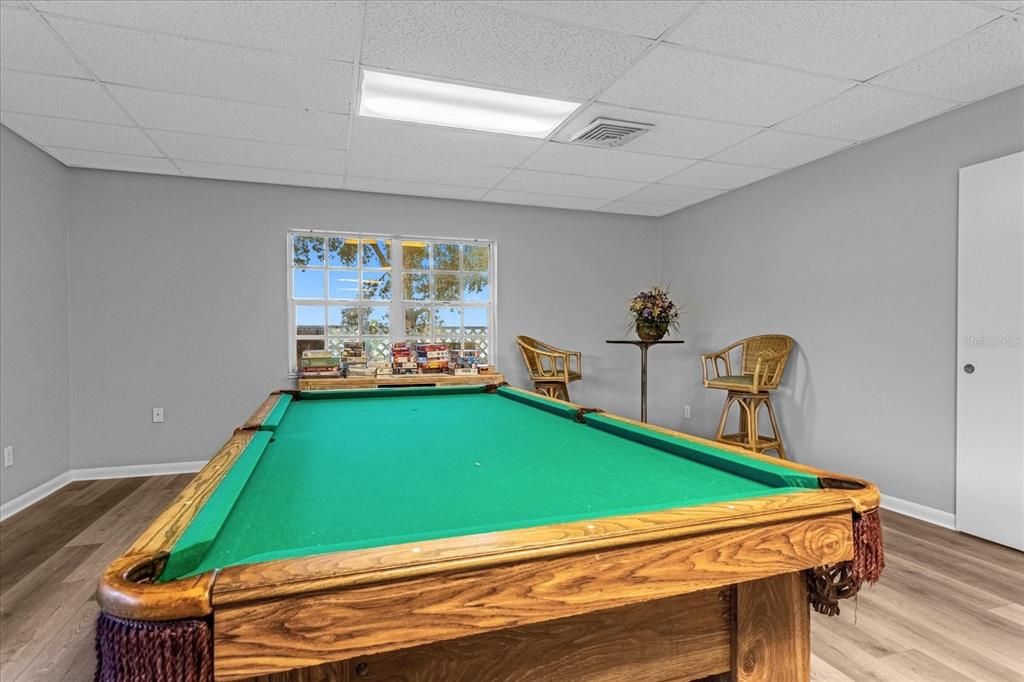 Bass Lake Community Billiard Room