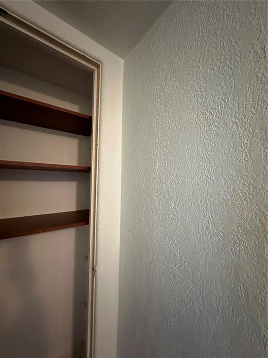 Hallway Linen Closet Interior