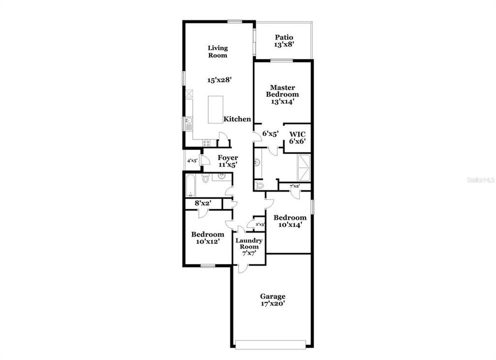 For Rent: $2,045 (3 beds, 2 baths, 1461 Square Feet)