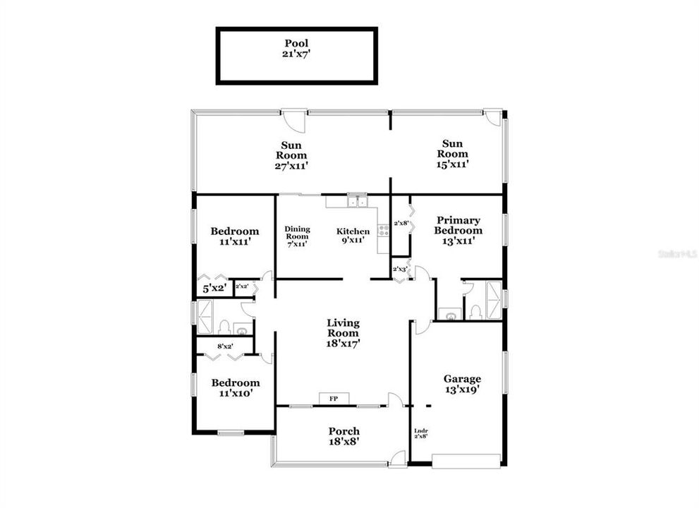 For Rent: $3,225 (3 beds, 2 baths, 1689 Square Feet)