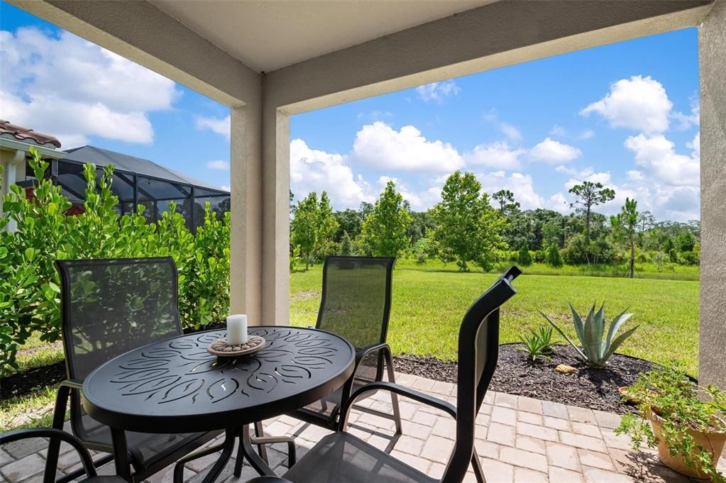 Back Lanai overlooking Pond