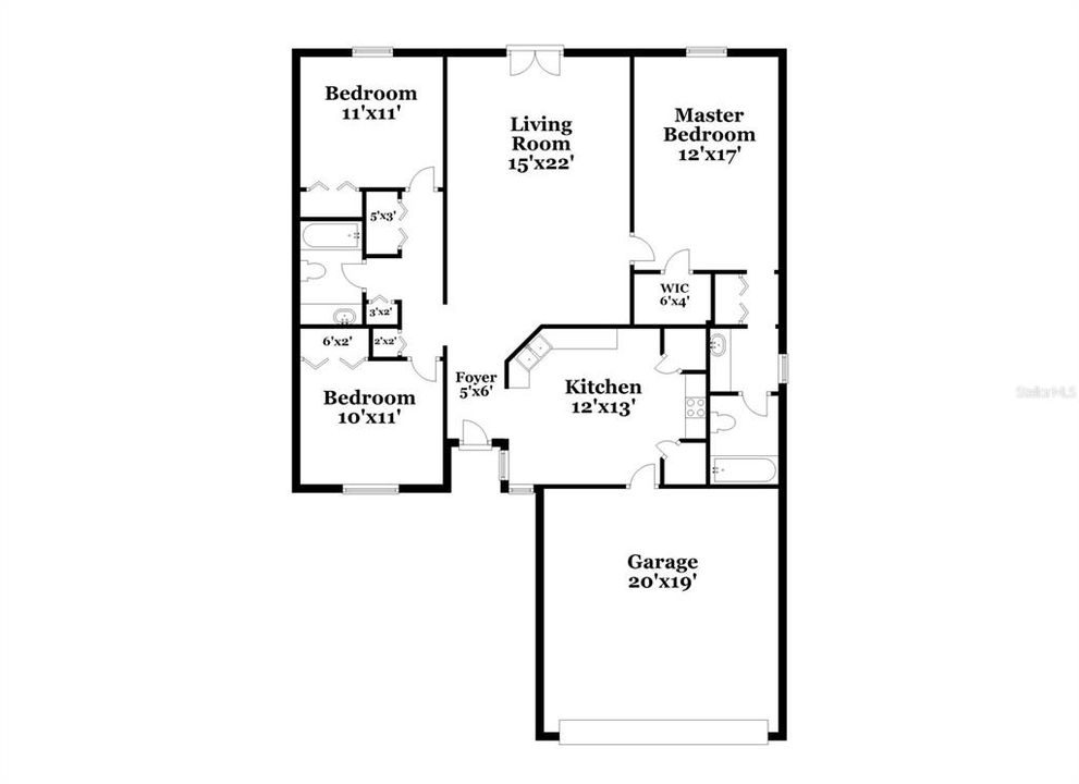 For Rent: $2,065 (3 beds, 2 baths, 1424 Square Feet)