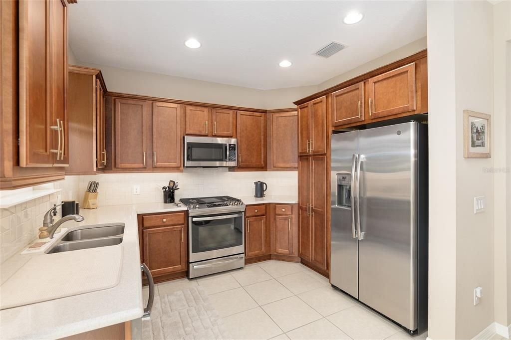 Kitchen from Sliding Doors to Backyard