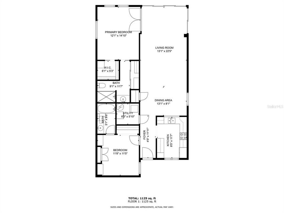 For Sale: $425,000 (2 beds, 2 baths, 1065 Square Feet)