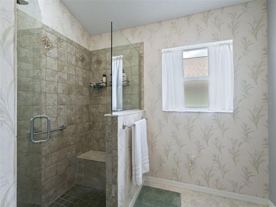 Master ensuite walk-in shower!