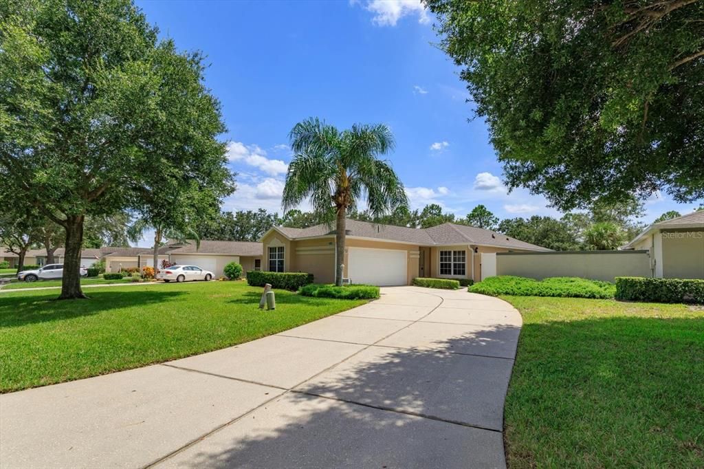 Front Exposure with Extra Long Driveway