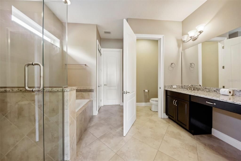 Master Bath with tub