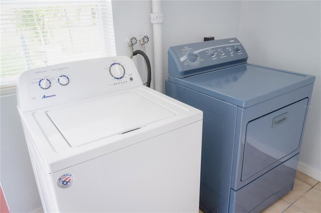 Washer and Dryer Provided