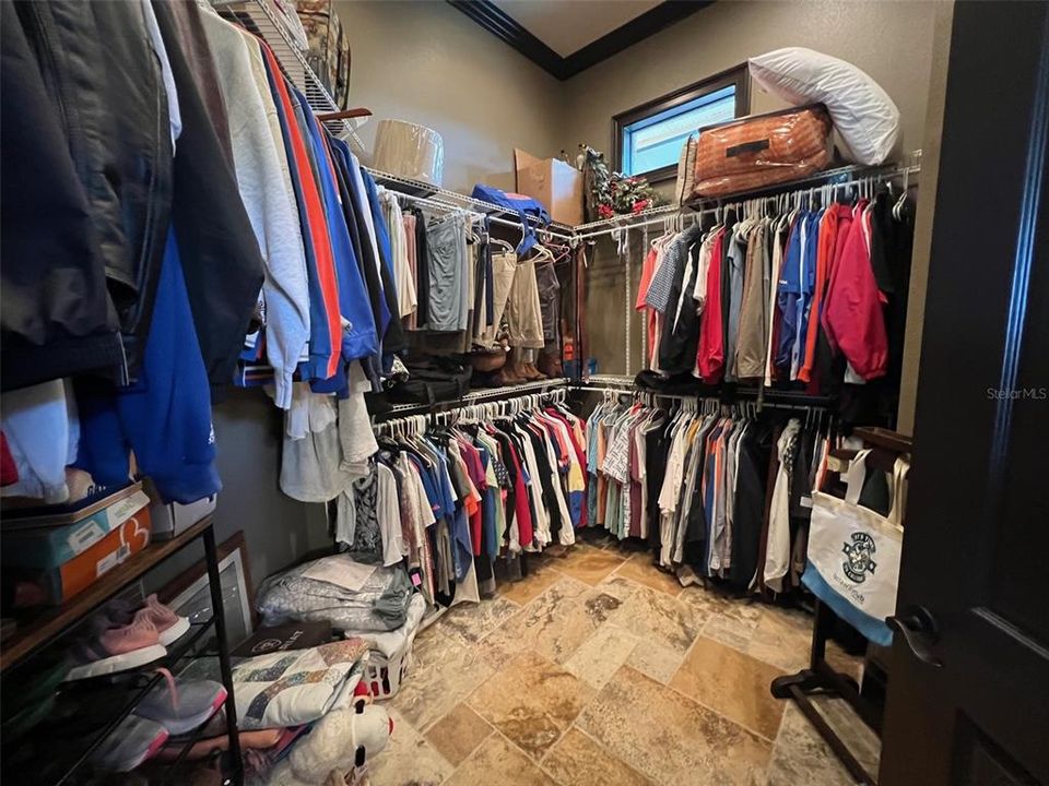 Primary closet