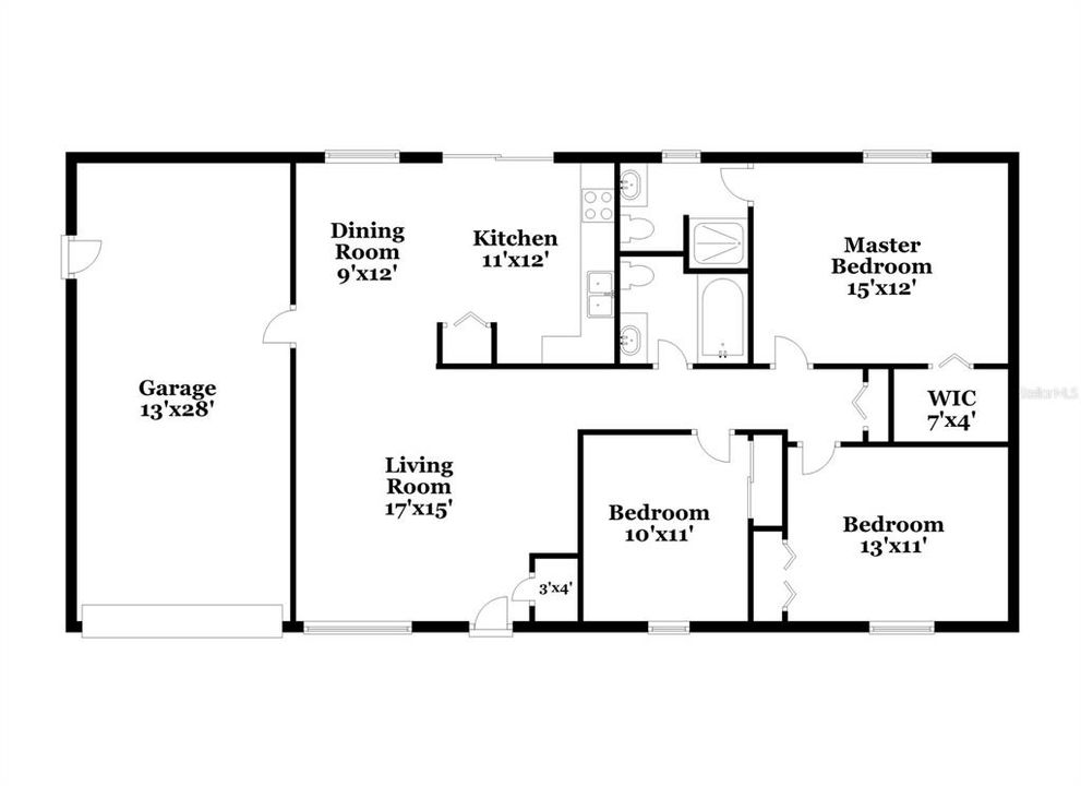 For Rent: $1,735 (3 beds, 2 baths, 1232 Square Feet)