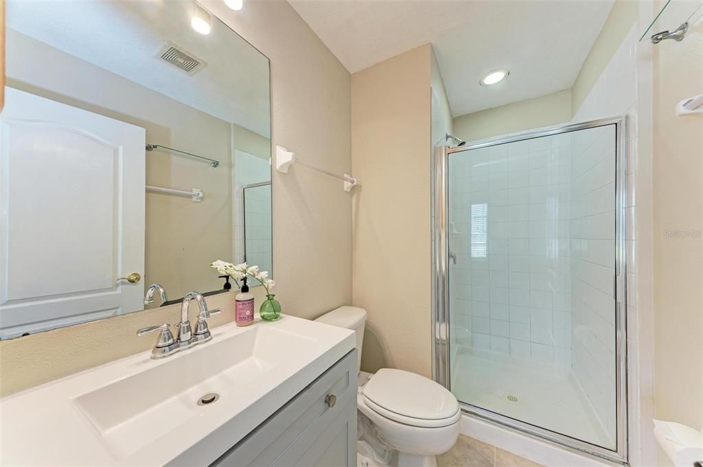 Upstairs master bathroom