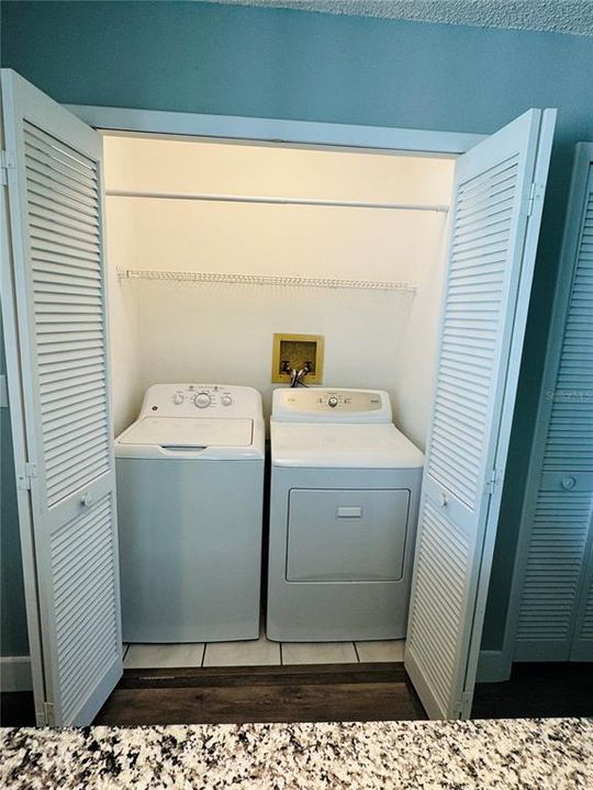 Laundry closet