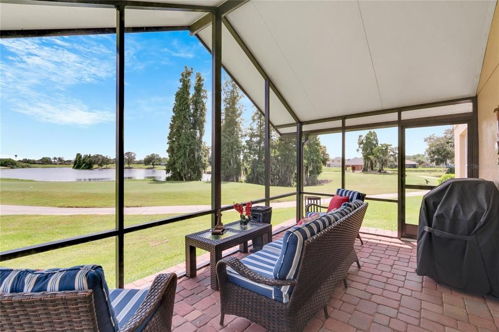 Back screened porch!