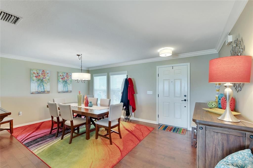 Dining Room and front main door!