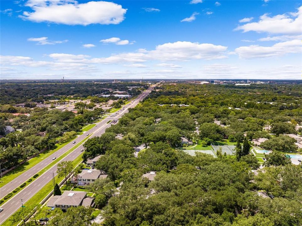 The surrounding area shows USF, VA Hospital, shopping centers, and more... all within MINUTES to this home.