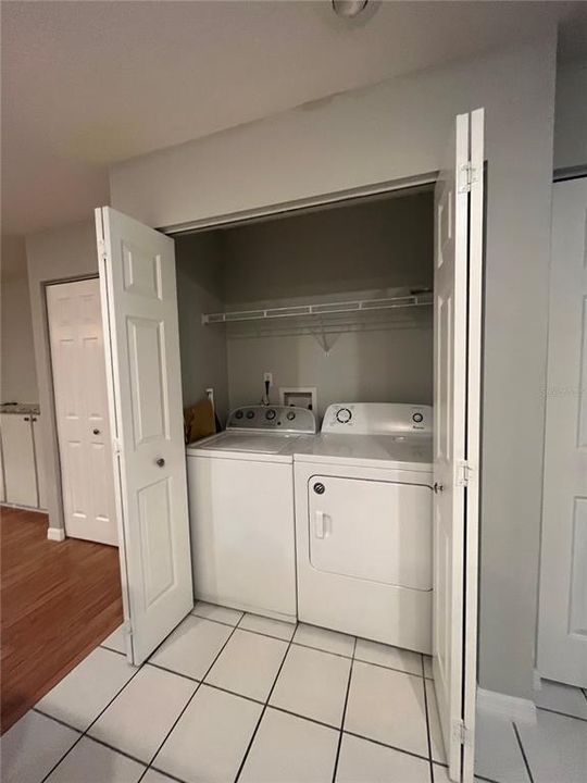 Indoor Laundry Closet