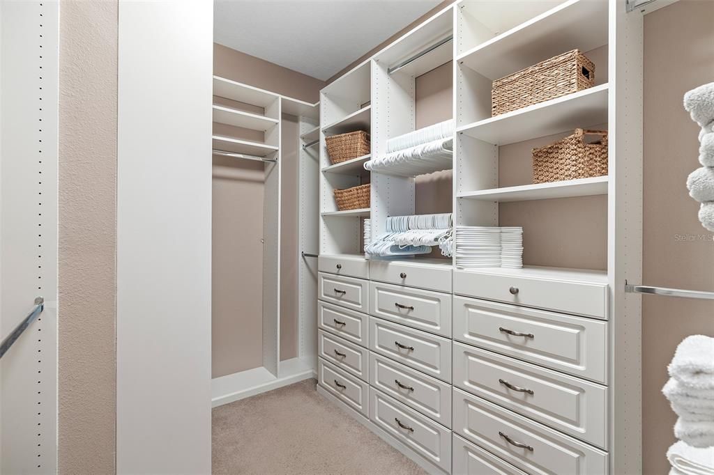 Gorgeous custom California closet system