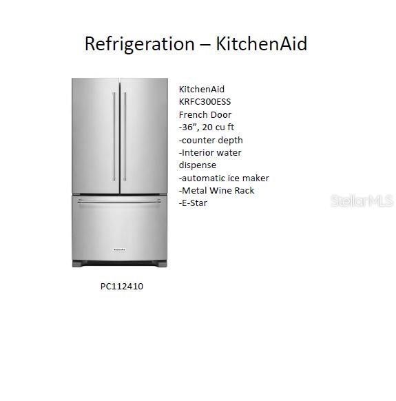 KitchenAid fridge