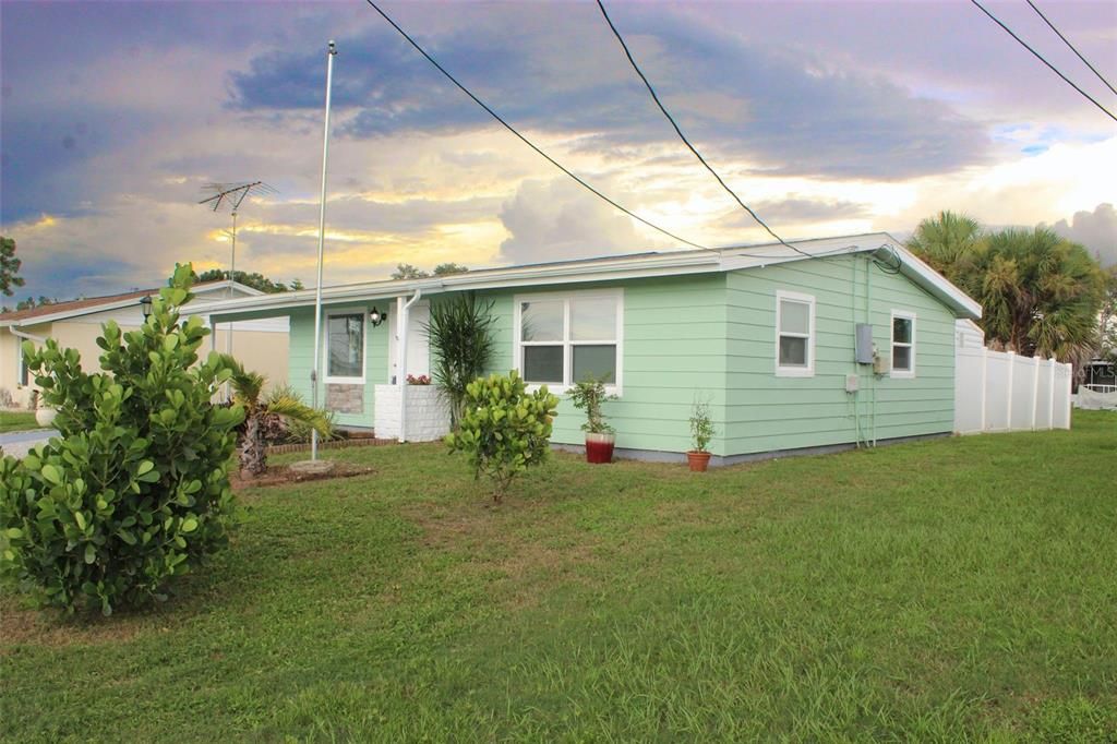 Spacious Front and Backyard