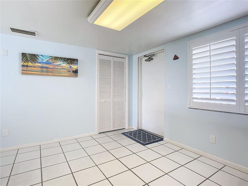 Entrance to kitchen with Pantry