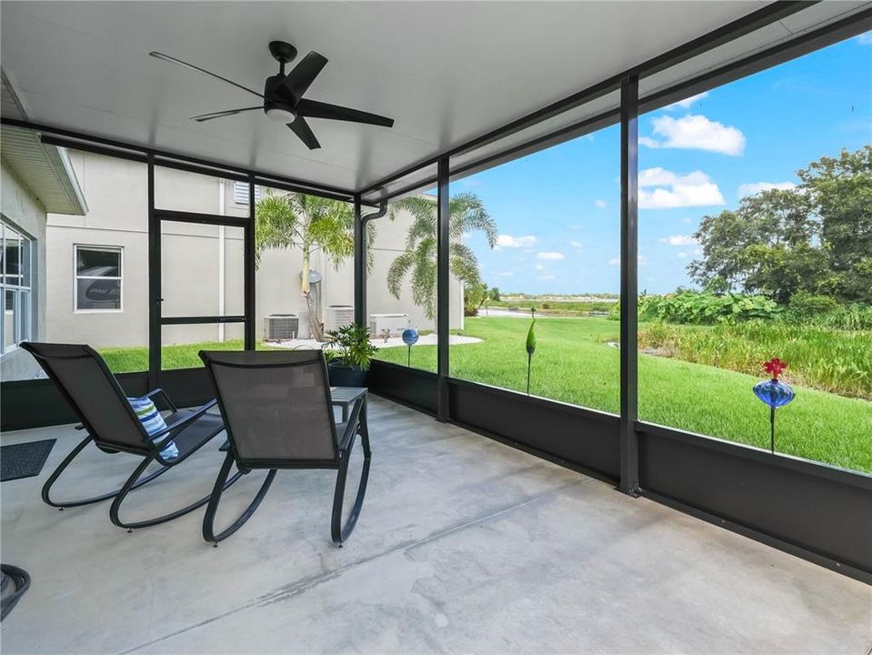 New Screened Lanai/Covered Area