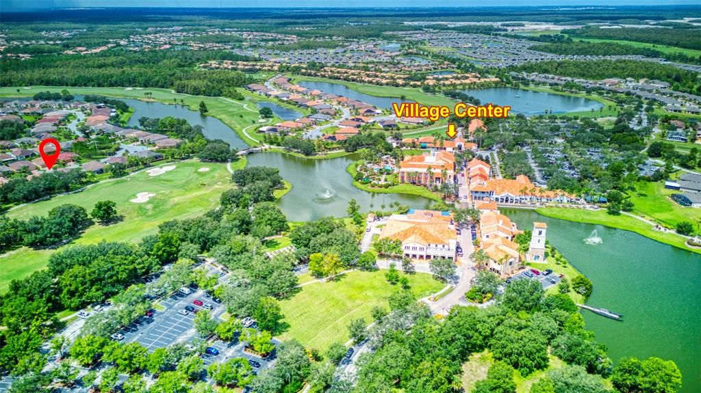 4 HOUSES TO THE PATHWAY AND BRIDGE.....